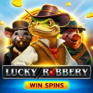 Lucky Robbery Win Spins slot game bij Rolly Spin